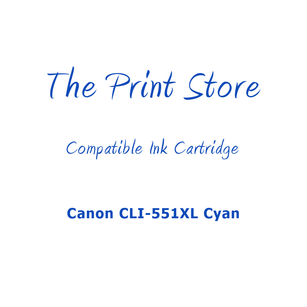 Canon CLI-551XL Cyan Compatible Ink Cartridge
