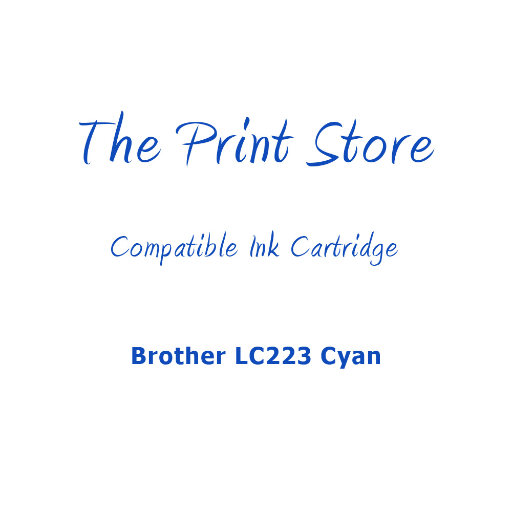 Brother LC223 Cyan Compatible Ink Cartridge