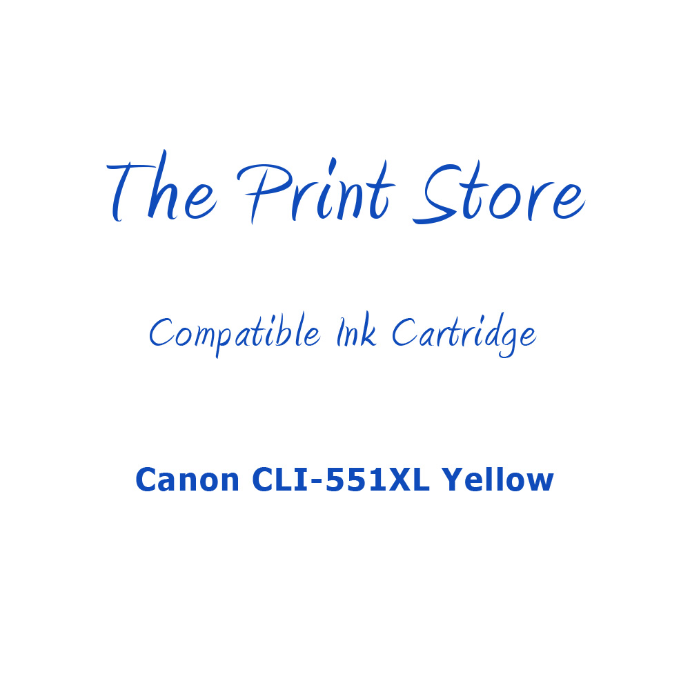 Canon CLI-551XL Yellow Compatible Ink Cartridge