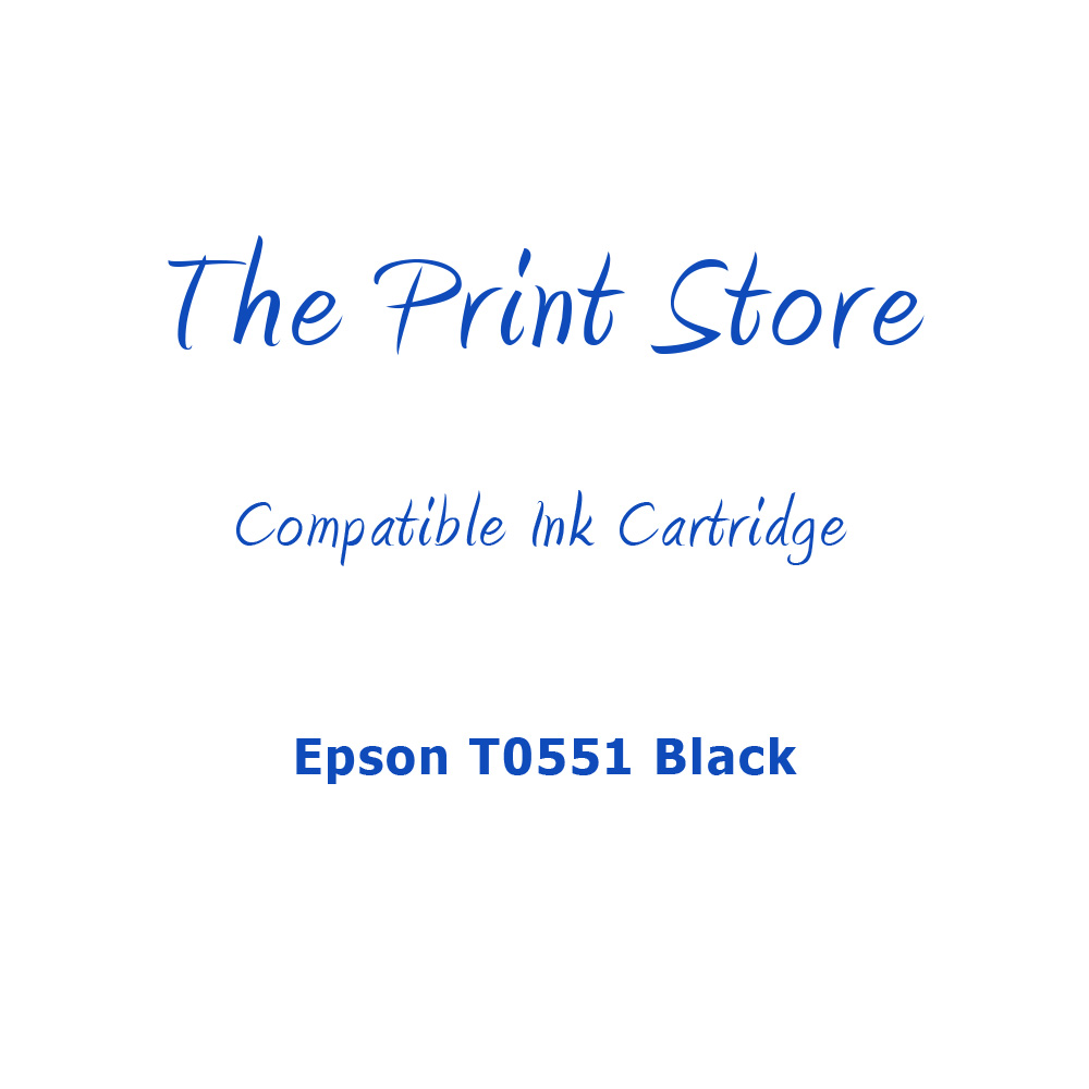 Epson T0551 Black Compatible Ink Cartridge