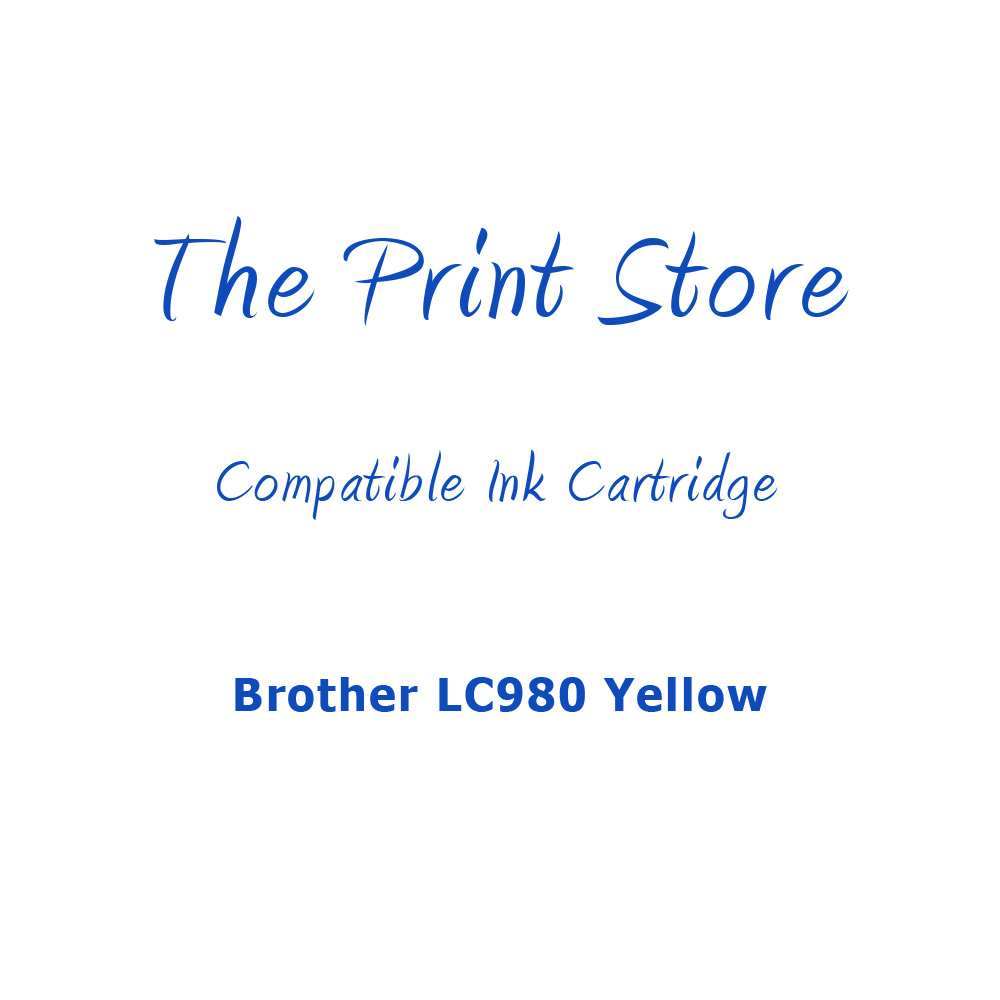 Brother LC980 Yellow Compatible Ink Cartridge