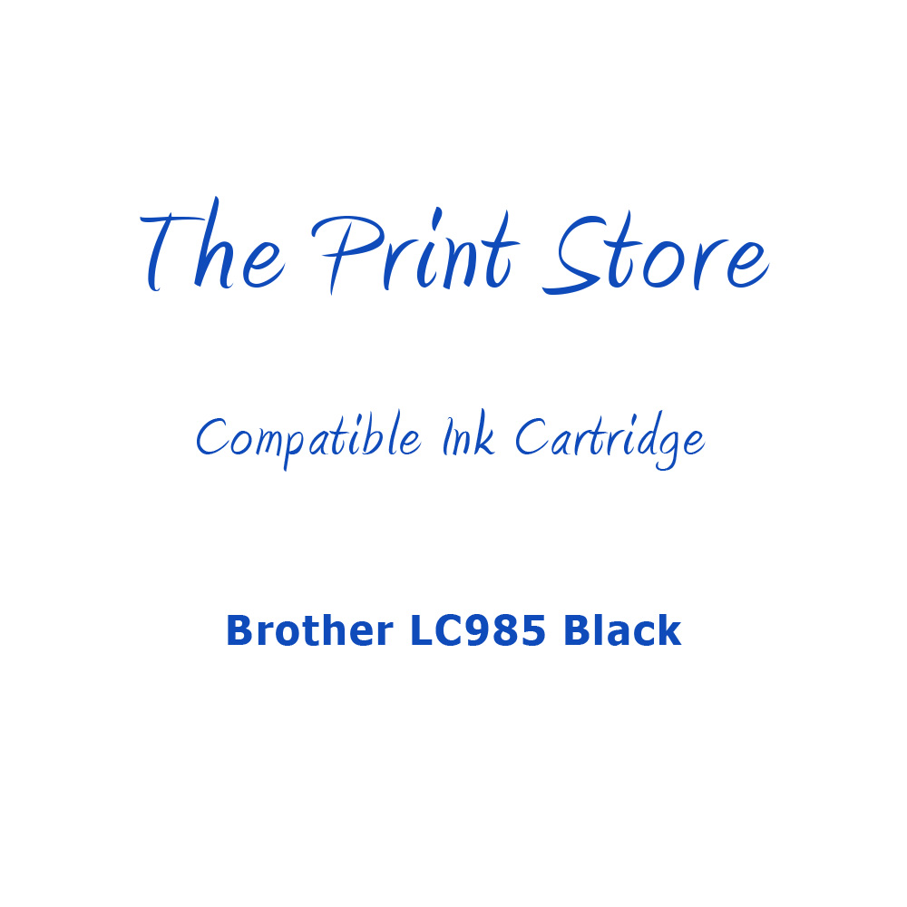 Brother LC985 Black Compatible Ink Cartridge