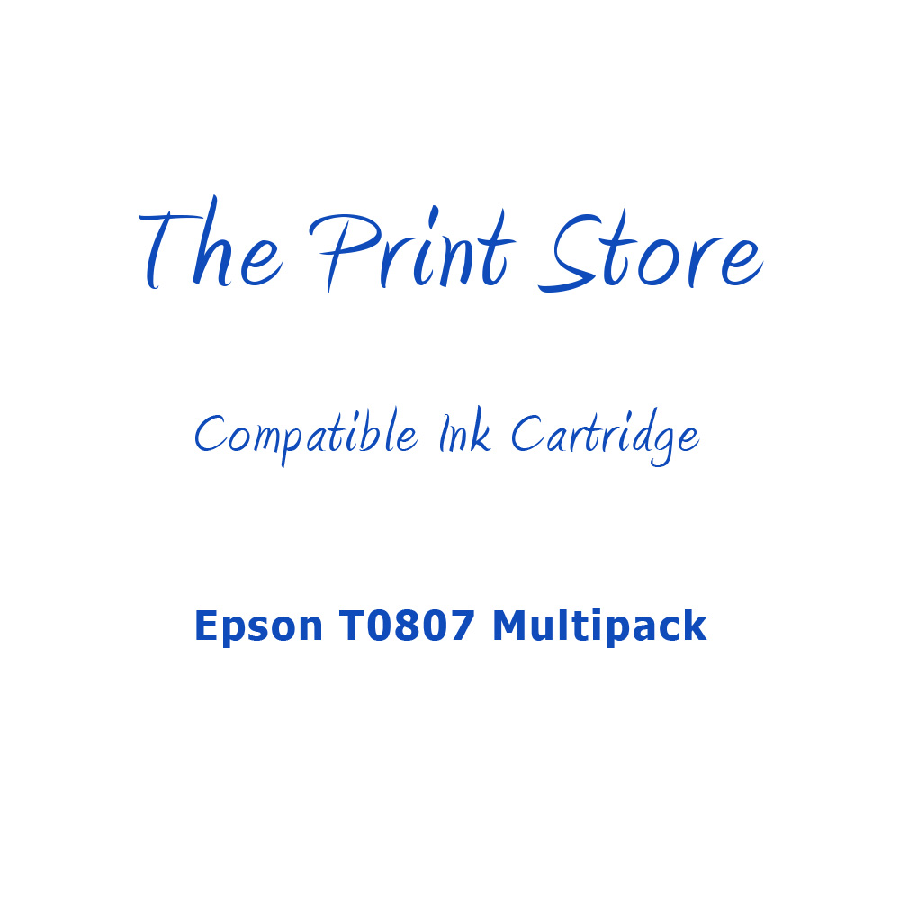Epson T0807 Multipack of Compatible Ink Cartridges