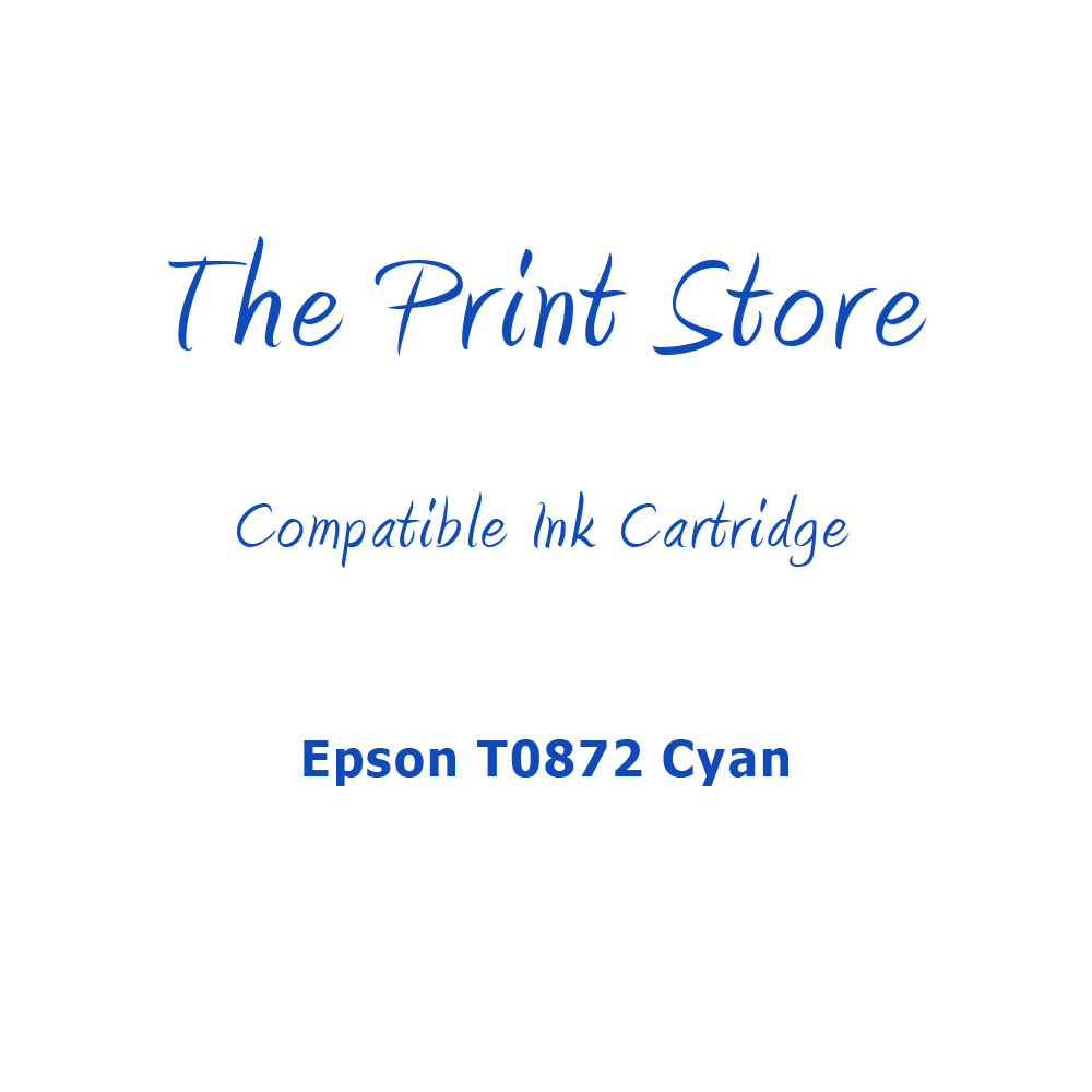 Epson T0872 Cyan Compatible Ink Cartridge