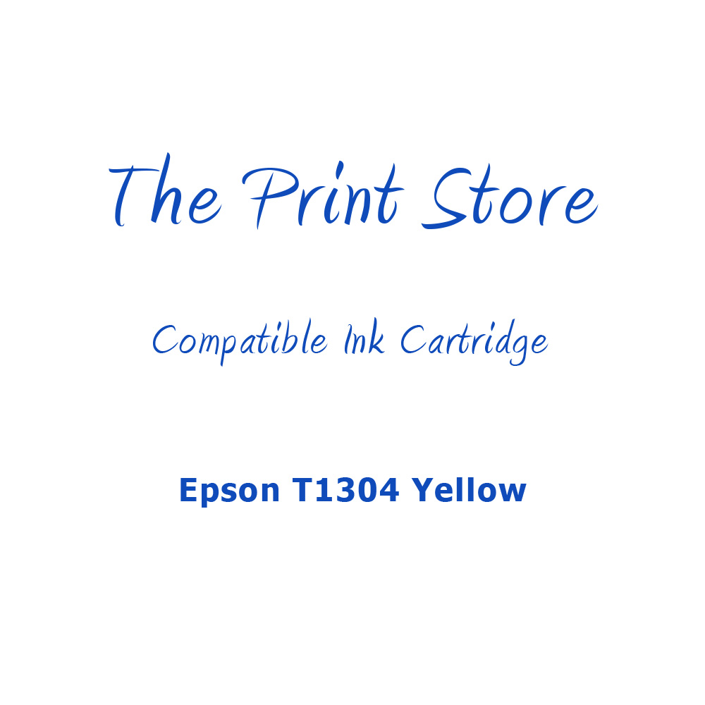 Epson T1304 Yellow Compatible Ink Cartridge