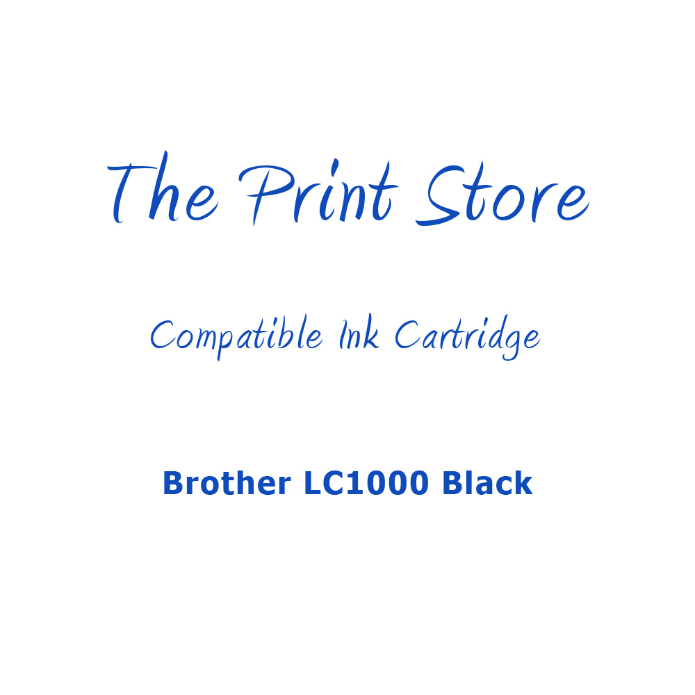 Brother LC1000 Black High Yield Compatible Ink Cartridge
