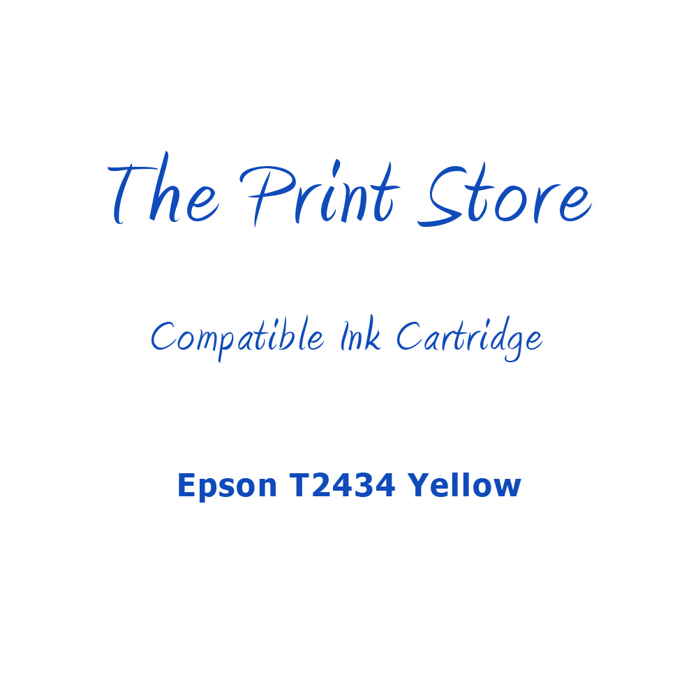 Epson T2434XL Yellow Compatible Ink Cartridge