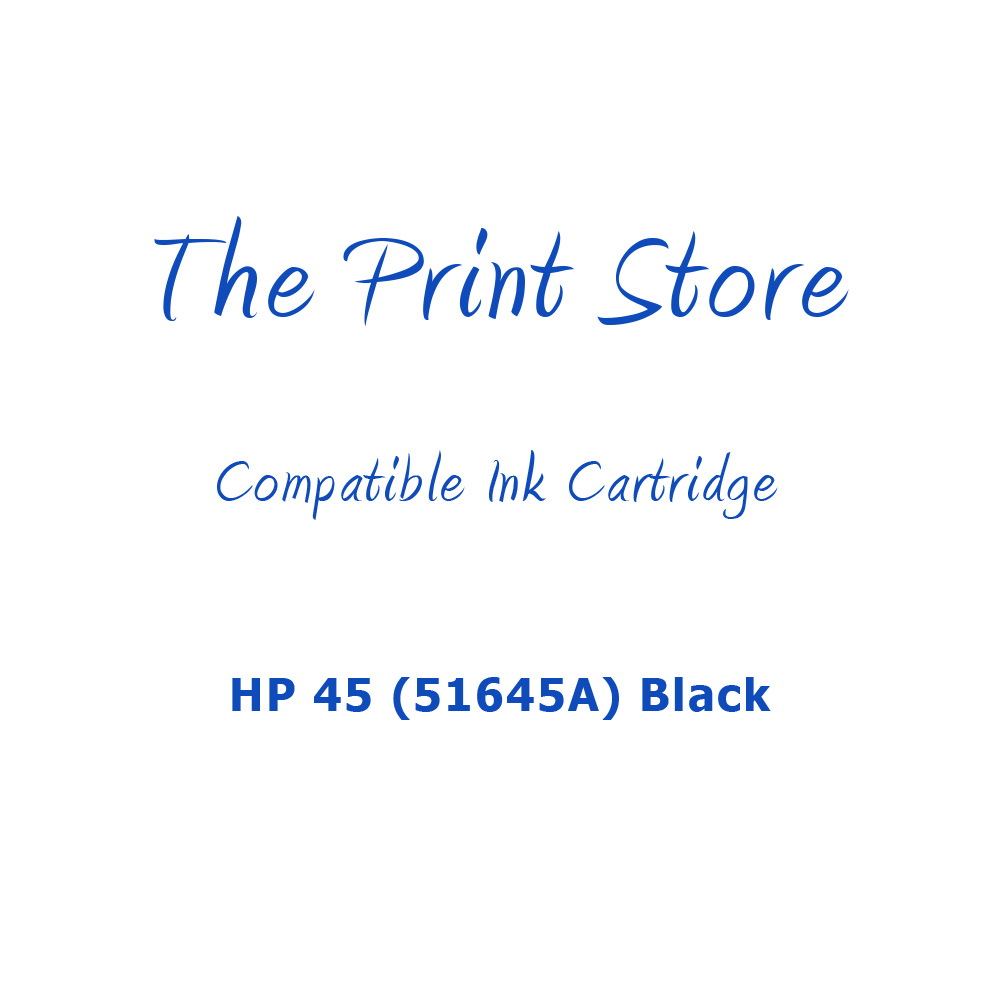 HP 45 (51645A) Black High Capacity Compatible Ink Cartridge