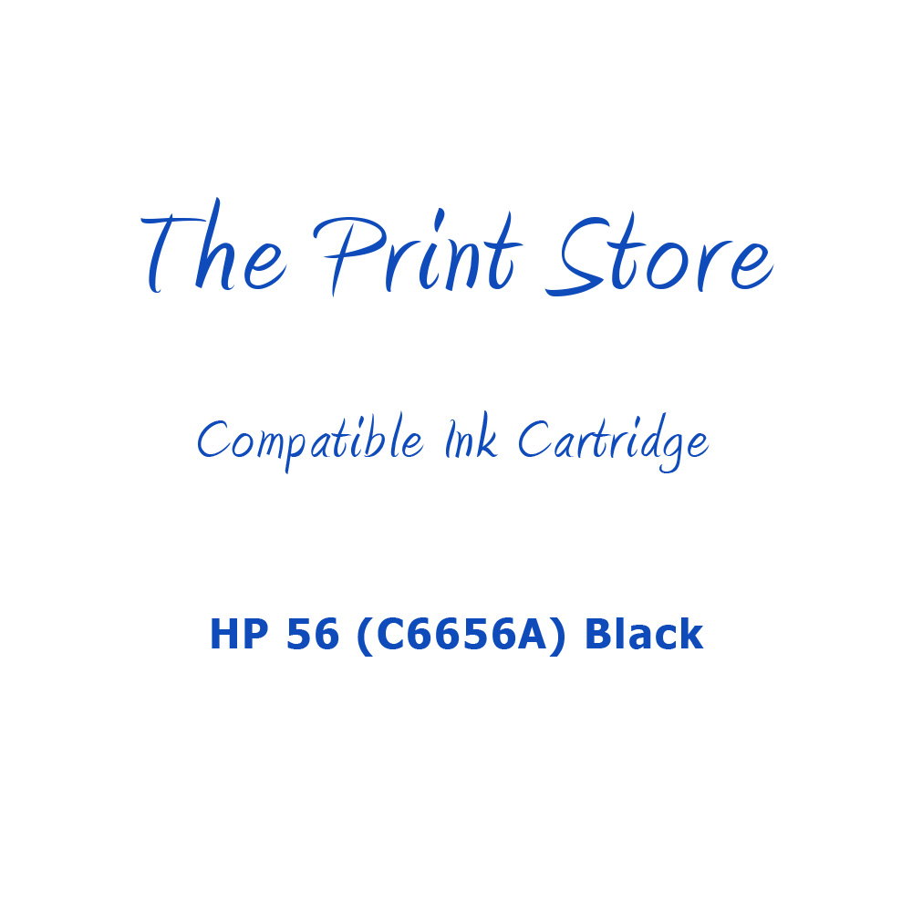 HP 56 (C6656A) Black Compatible Ink Cartridge