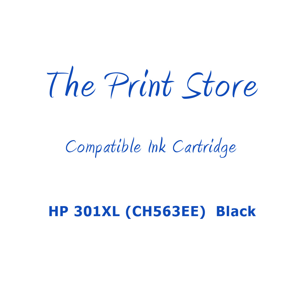 HP 301XL (CH563EE)  Black Compatible Ink Cartridge