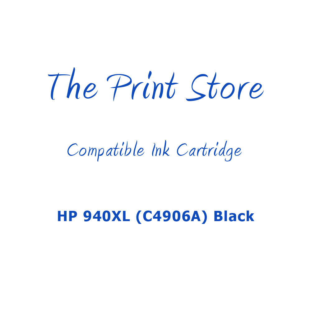 HP 940XL (C4906A) Black High Capacity Compatible Ink Cartridge