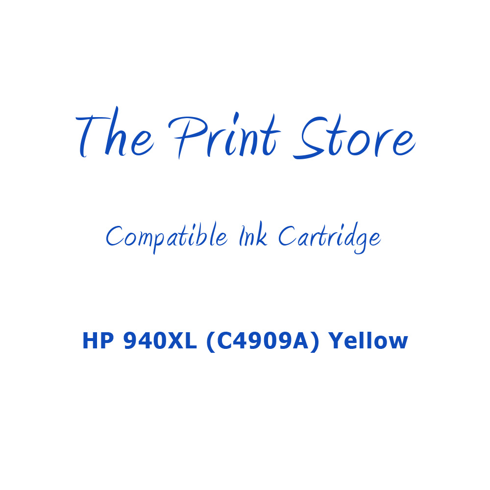 HP 940XL (C4909A) Yellow High Capacity Compatible Ink Cartridge