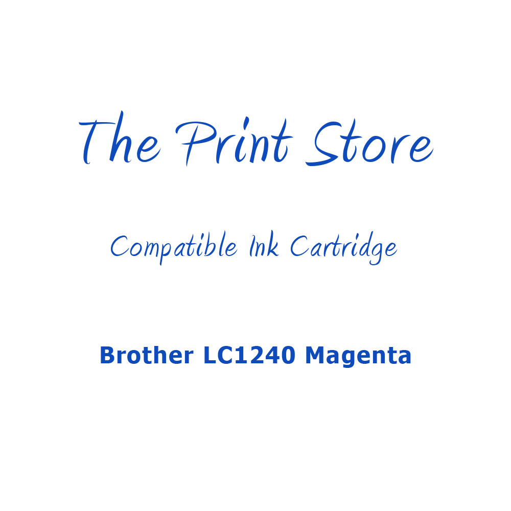 Brother LC1240 Magenta Compatible Ink Cartridge