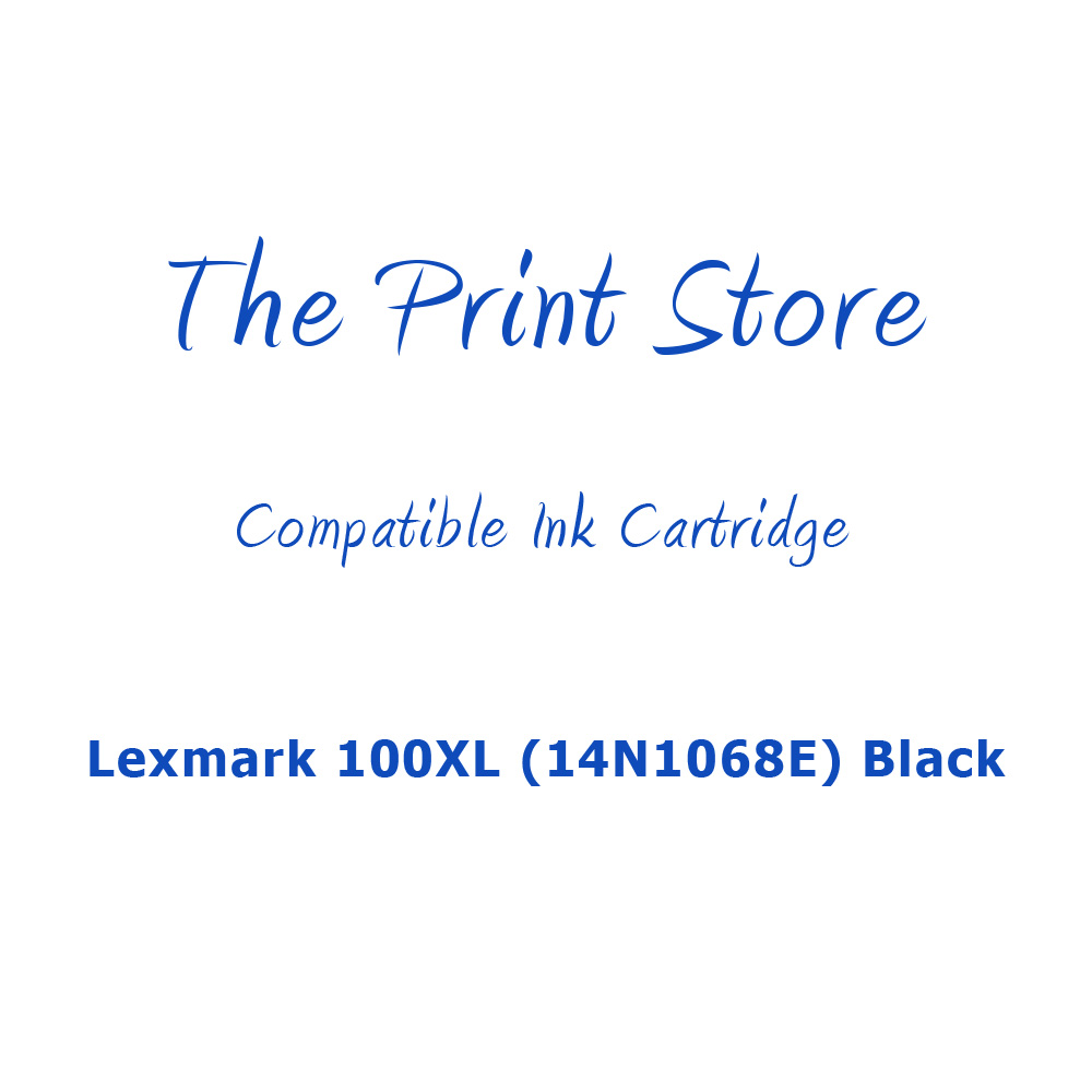 Lexmark 100XL (14N1068E) Black (Return Program) Compatible Ink Cartridge