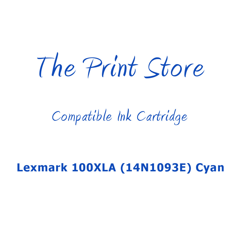 Lexmark 100XLA (14N1093E) Cyan Compatible Ink Cartridge