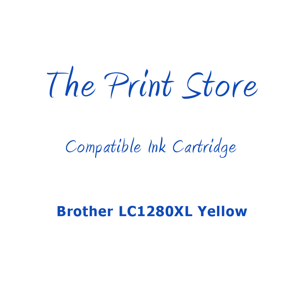 Brother LC1280XL Yellow Compatible Ink Cartridge