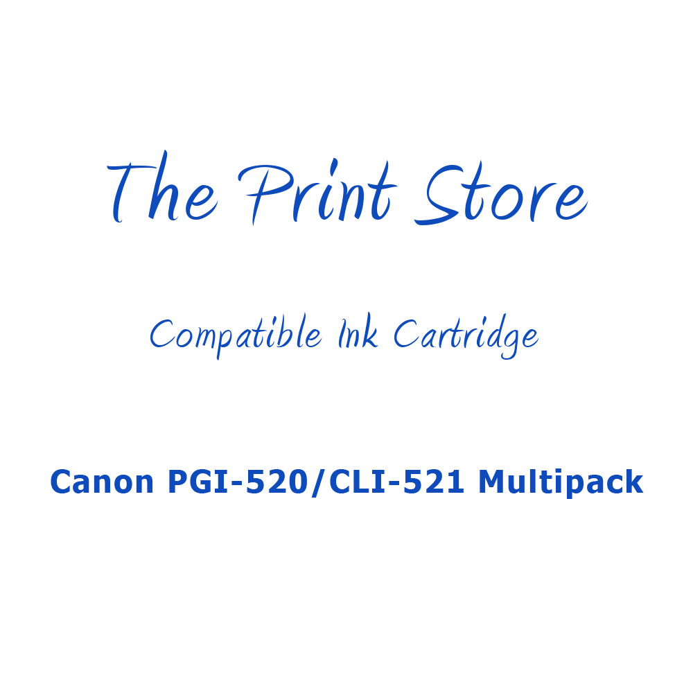 Canon PGI-520/CLI-521 Multipack Compatible Ink Cartridges
